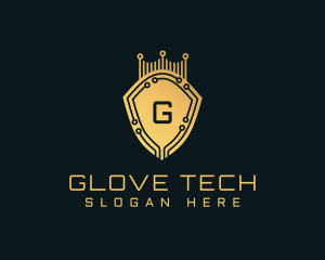 Golden Shield Tech logo design