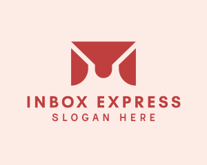 Email - Mail Envelope Letter M logo design