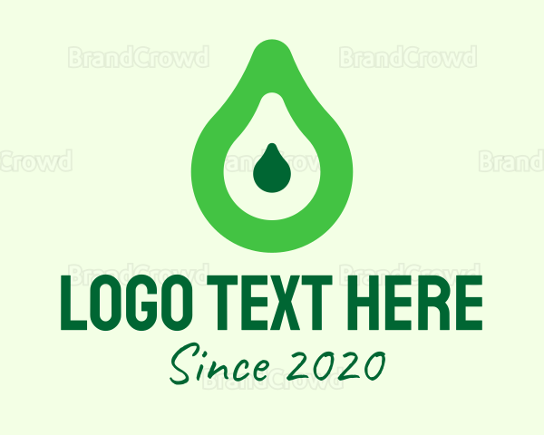 Fresh Green Avocado Logo