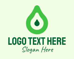 Fresh Green Avocado Logo