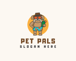 Bulldog Pet Vacation logo design