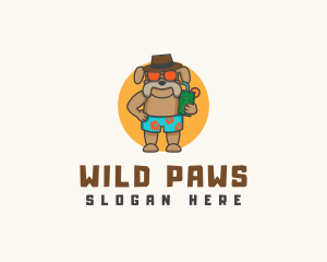 Bulldog Pet Vacation logo design