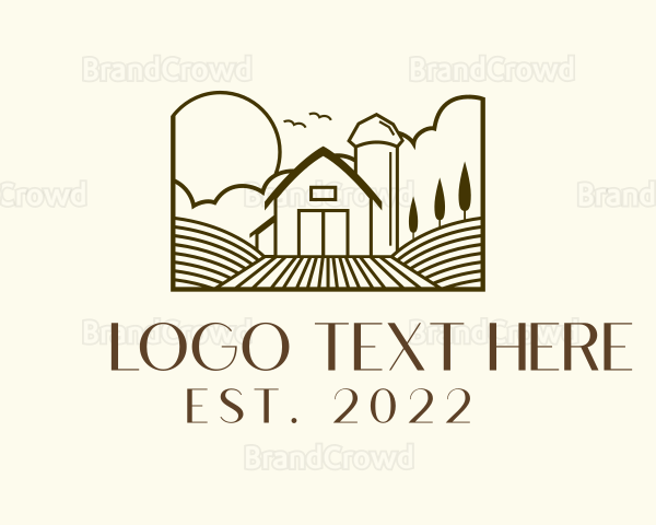 Farmhouse Homestead Ranch Logo