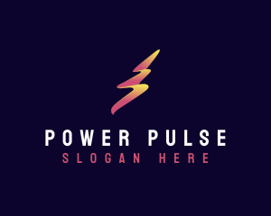 Wattage - Lightning Bolt Power logo design