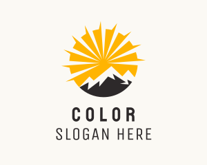 Sunset Outdoor Mountain Camp Logo