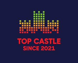 Castle Music DJ Beats logo design