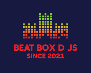 Dj - Castle Music DJ Beats logo design