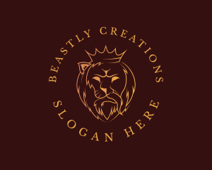 Lion Beast King logo design