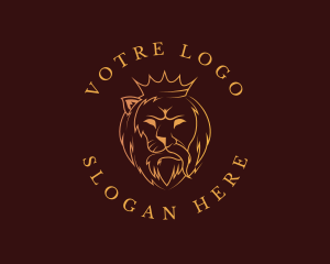 King - Lion Beast King logo design