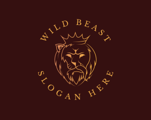 Lion Beast King logo design