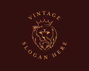 Hunting - Lion Beast King logo design