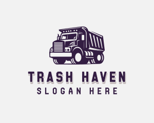 Dump Truck Dispatch Vehicle logo design