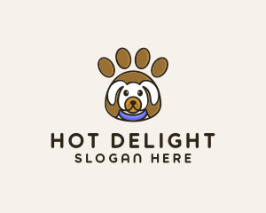 Veterinary Dog Paw logo design