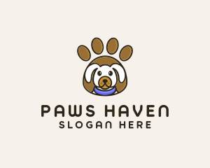 Veterinary Dog Paw logo design