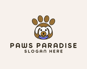 Veterinary Dog Paw logo design