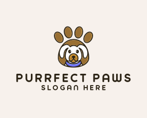 Veterinary Dog Paw logo design