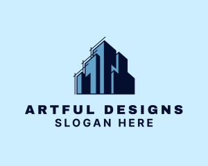 Building Design Perspective logo design