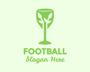 Margarita - Organic Wine Glass logo design