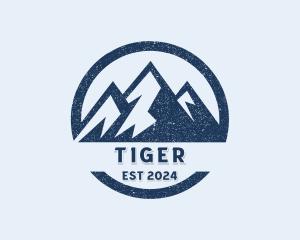 Mountain Outdoor Hiker Logo