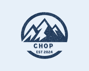 Mountain Outdoor Hiker Logo