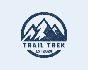 Hiker - Mountain Outdoor Hiker logo design