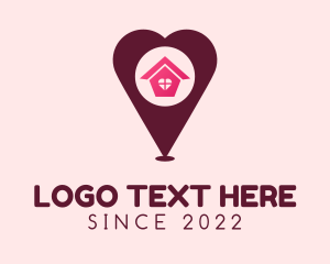 Location - Love House Finder logo design