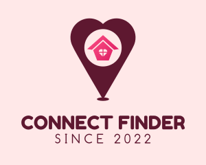 Love House Finder logo design