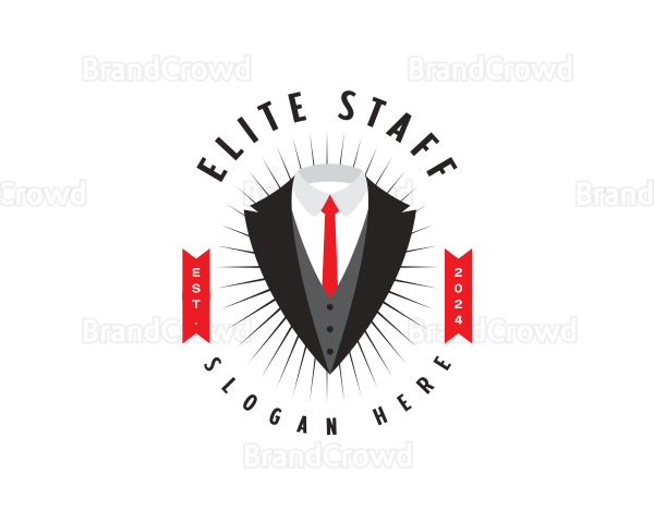 Business Tuxedo Suit Logo