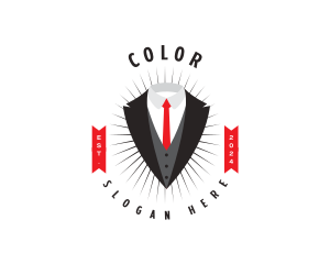 Business Tuxedo Suit Logo