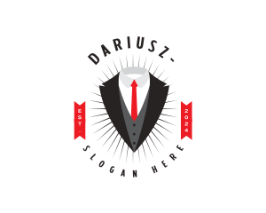 Business Tuxedo Suit Logo