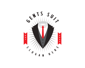 Business Tuxedo Suit logo design