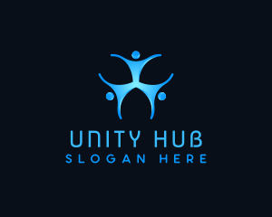 People Unity Organization logo design