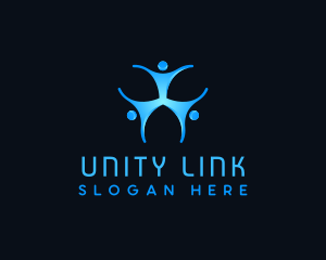 People Unity Organization logo design