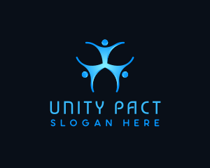 People Unity Organization logo design