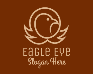 Eagle Head Outline logo design