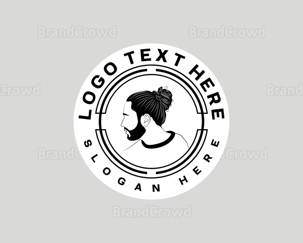 Fashion Man Beard Logo