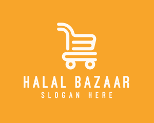 Shopping Cart App logo design