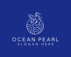 Shellfish - Ocean Shrimp Fish logo design