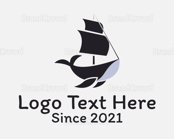 Ship Humpback Whale Logo