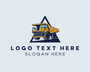 Waste Dump Truck Logo