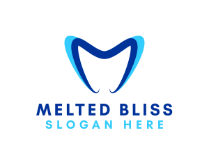 Dental Clinic Letter M logo design