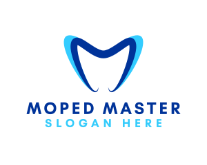 Dental Clinic Letter M logo design