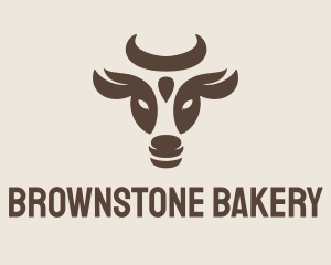 Brown - Brown Cow Bull logo design