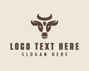 Brown - Brown Cow Bull logo design