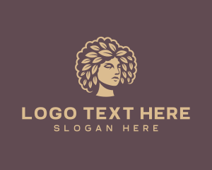 Organic - Organic Female Hairdresser logo design