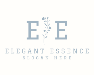 Elegant Floral Wellness logo design