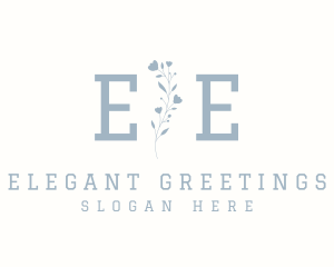 Elegant Floral Wellness logo design