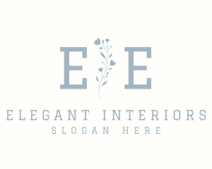 Elegant Floral Wellness logo design