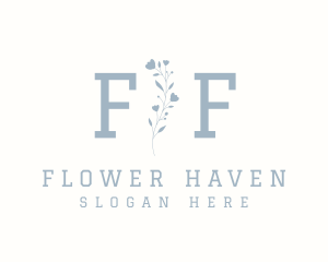 Elegant Floral Wellness logo design