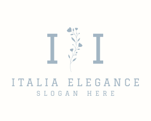 Elegant Floral Wellness logo design